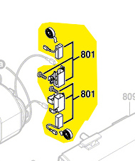 Bosch Kohlebürstensatz 1 609 203 Y09